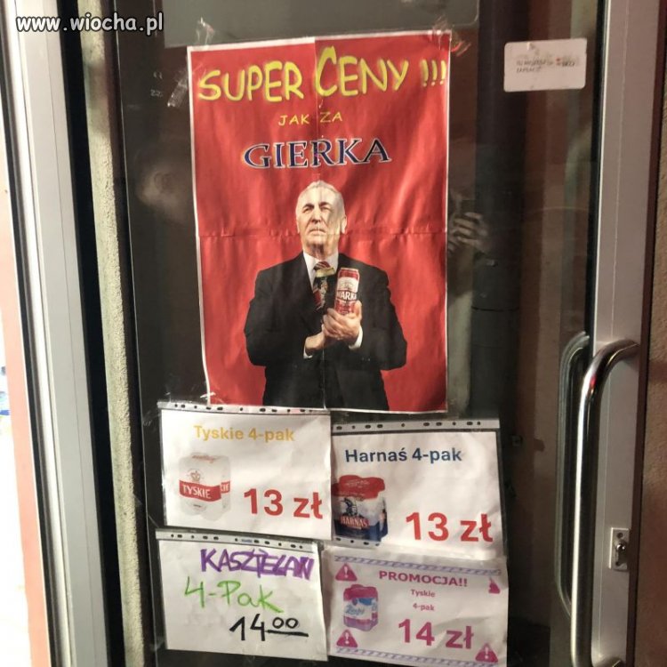 Super ceny – jak za Gierka