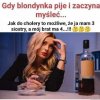 Myśląca blondynka 