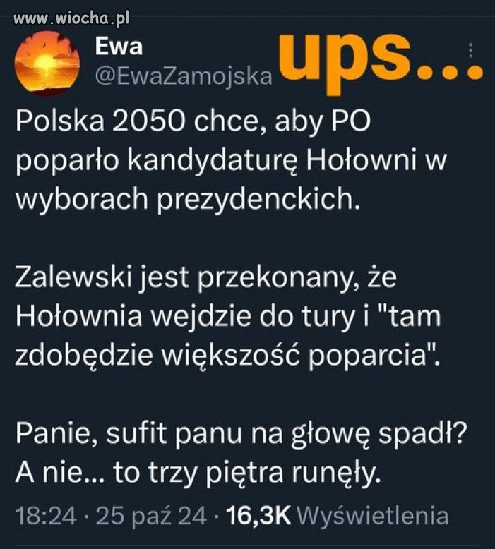 Zalewski odleciał w kosmos