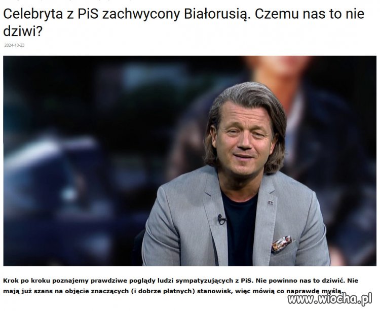 Najwyraźniej Jakimowicz przestał udawać.
