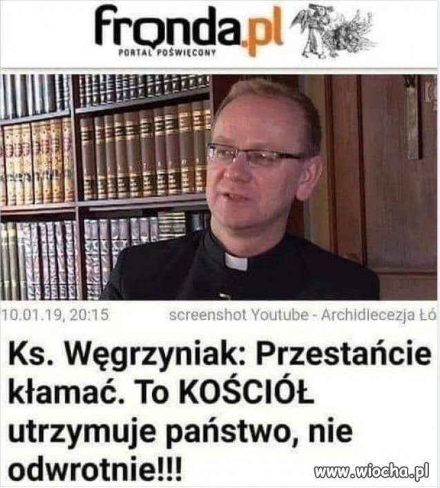 Kościół utrzymuje Państwo w średniowieczu: tu się zgadzam