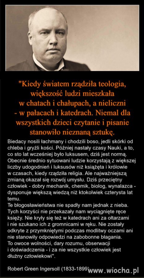 Im naród głupszy, tym bardziej religijny.