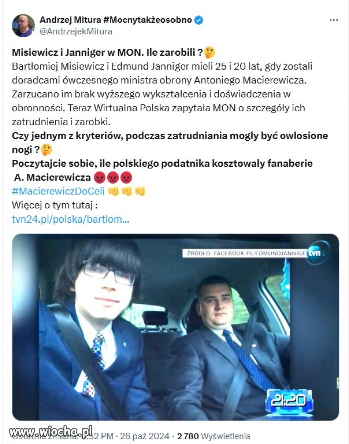 Ile polskiego podatnika kosztowały fanaberie Macierewicza