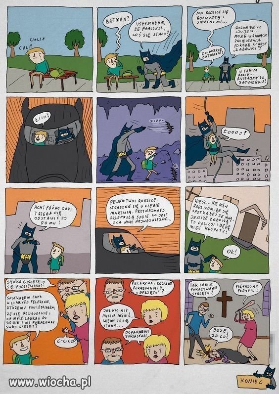 Komiks o kieckowym.