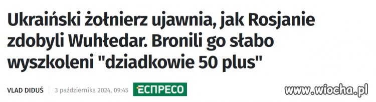 A około miliona zdrowych młodych ukraińskich