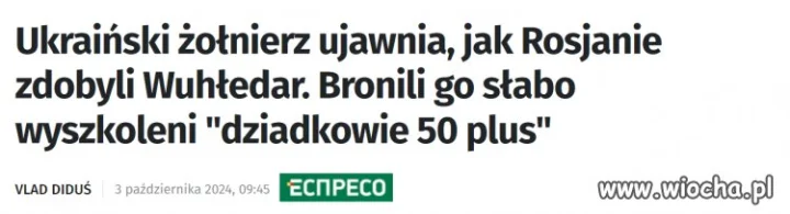 A około miliona zdrowych młodych ukraińskich
