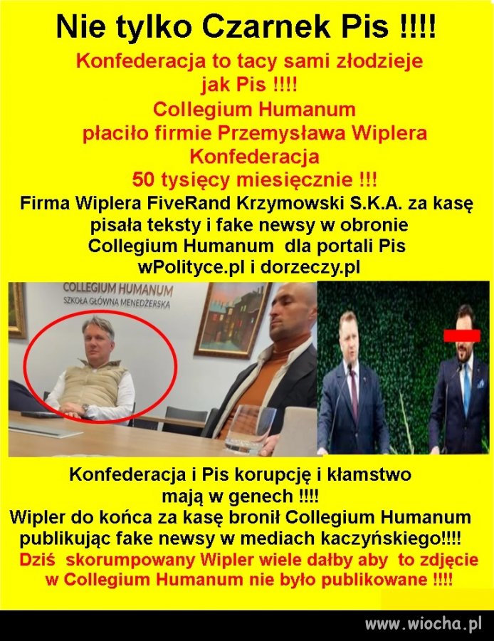 Oni tam wszyscy po jednych pieniądzach ...
