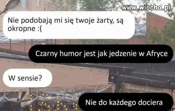 Czarny humor.