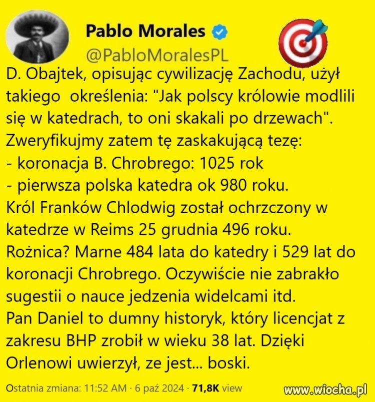 Uwierzył, a czwarta władza go w tym utwierdziła . . . .   
