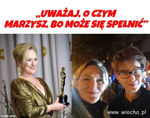 Meryl Streep z Oscarem