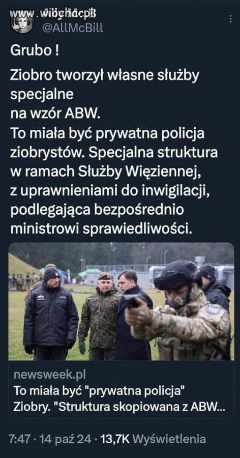 Miał rozmach skur...