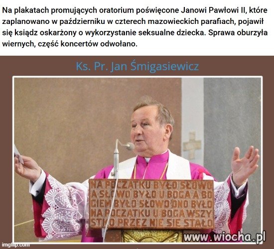 Czy kogoś dziwi fakt, że oskarżony o pedofilię klecha