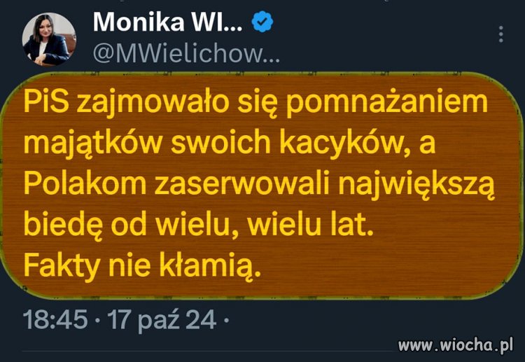 Dokładnie tak. I jeszcze się tą biedą pochwalili !