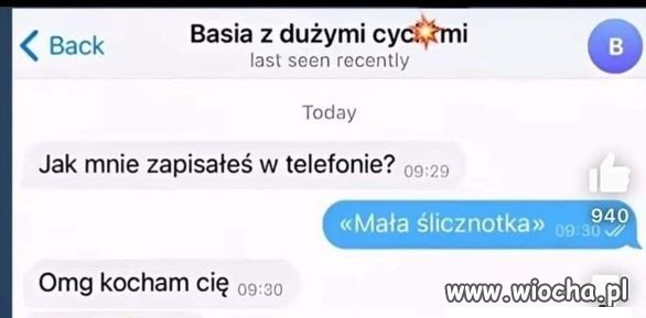 Baśka miała fajny biust...