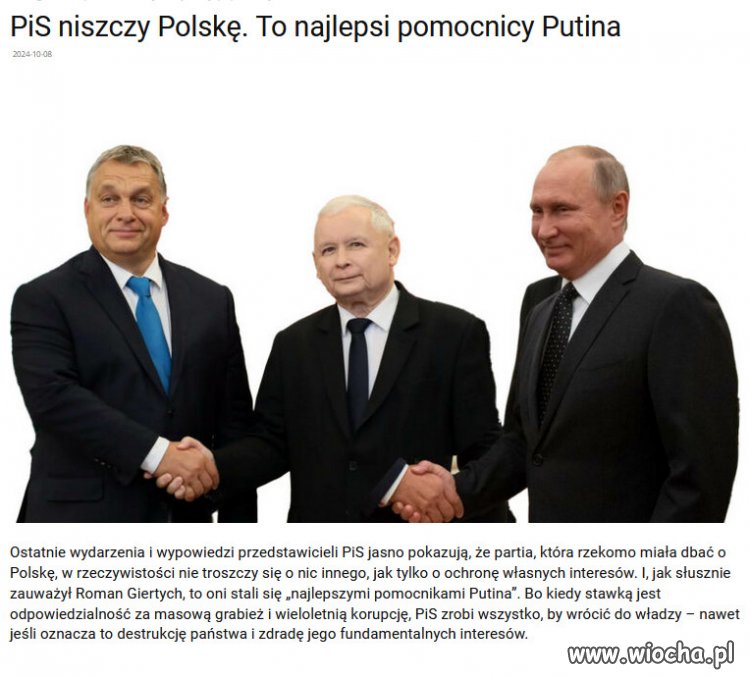 PiS w koalicji z sektą kościoła, najwięksi szkodnicy po 89 r.