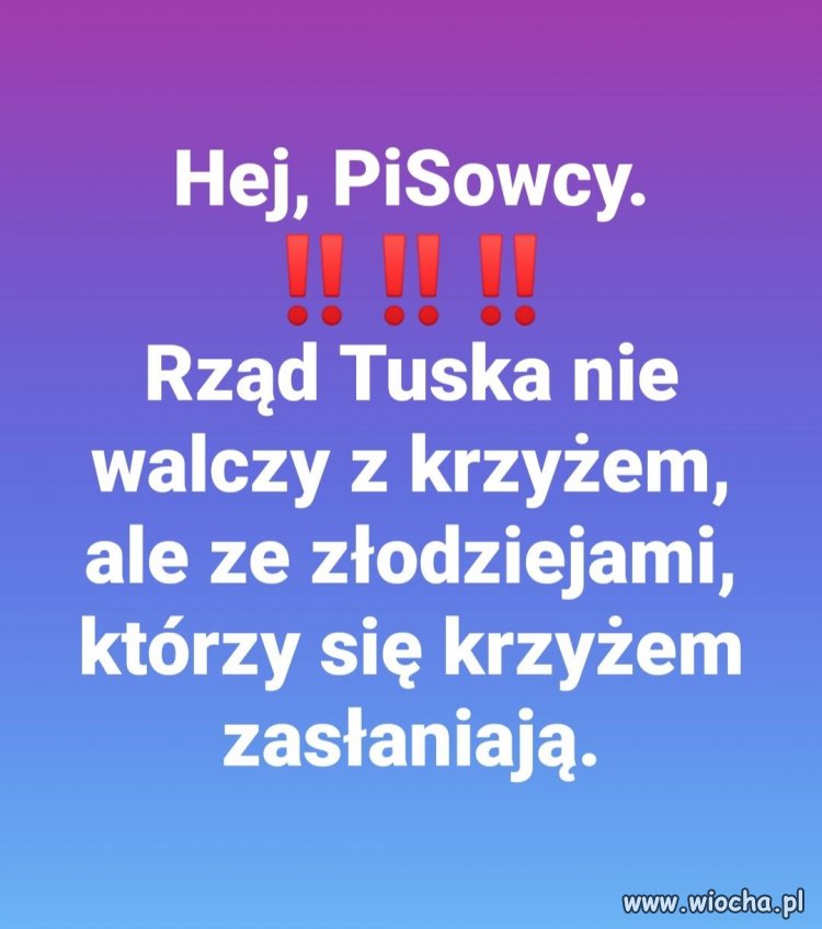 Hej PiSiory, żeby było jasne !