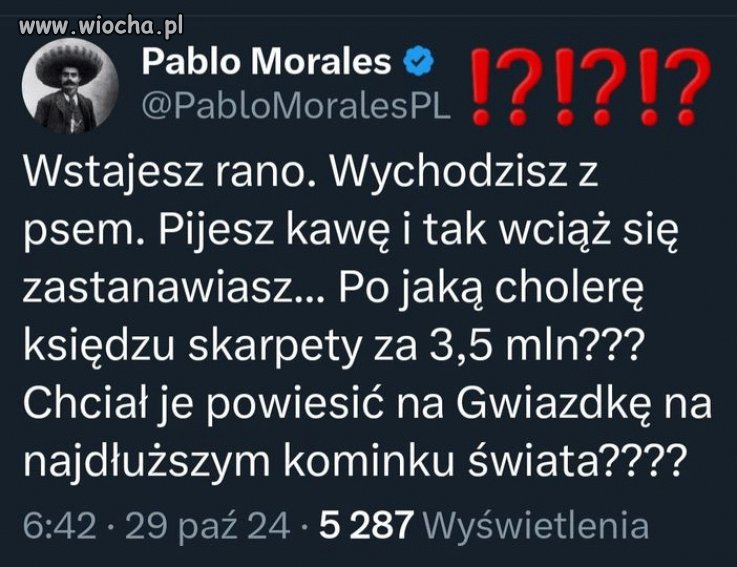 To były bardzo drogie skarpety