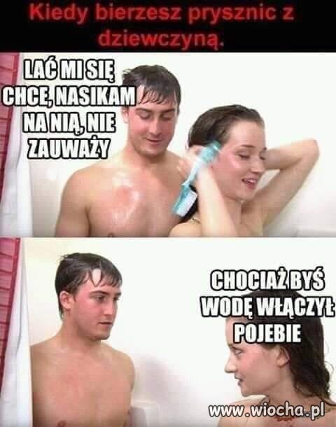 Wspólny prysznic...