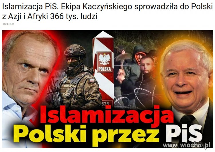 PiS i Kaczyński wygrali wybory, strasząc imigrantami...