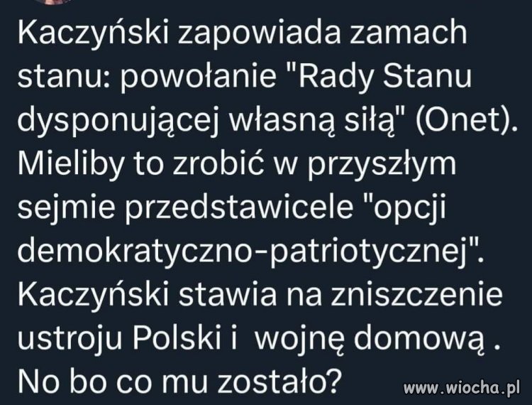 Uważam,że zaczęło się robić