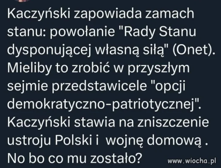Uważam,że zaczęło się robić