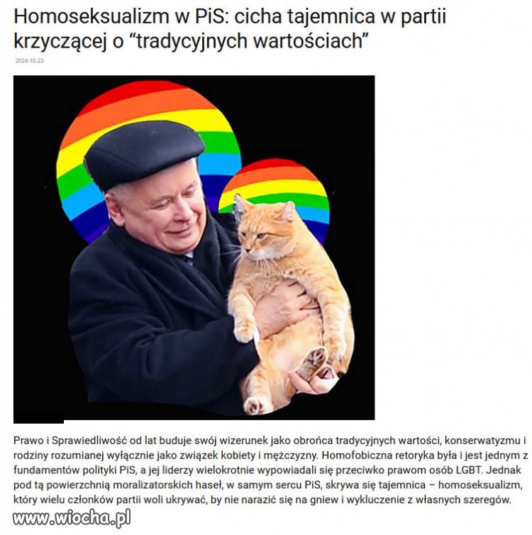 Geje są w najwyższym kierownictwie PiS.