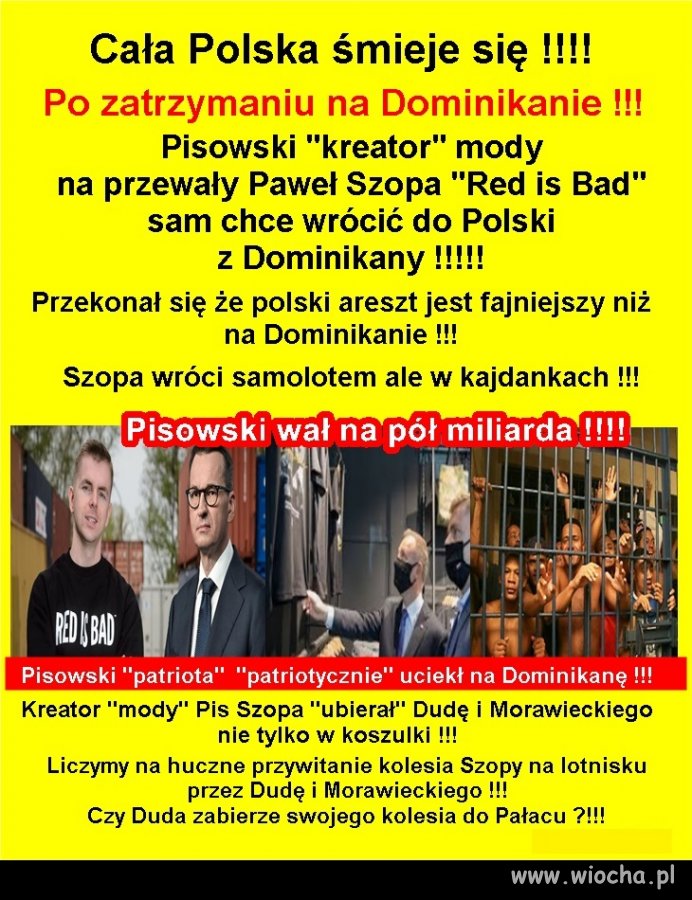 Nie spodobało mu się więzienie na Dominikanie ...