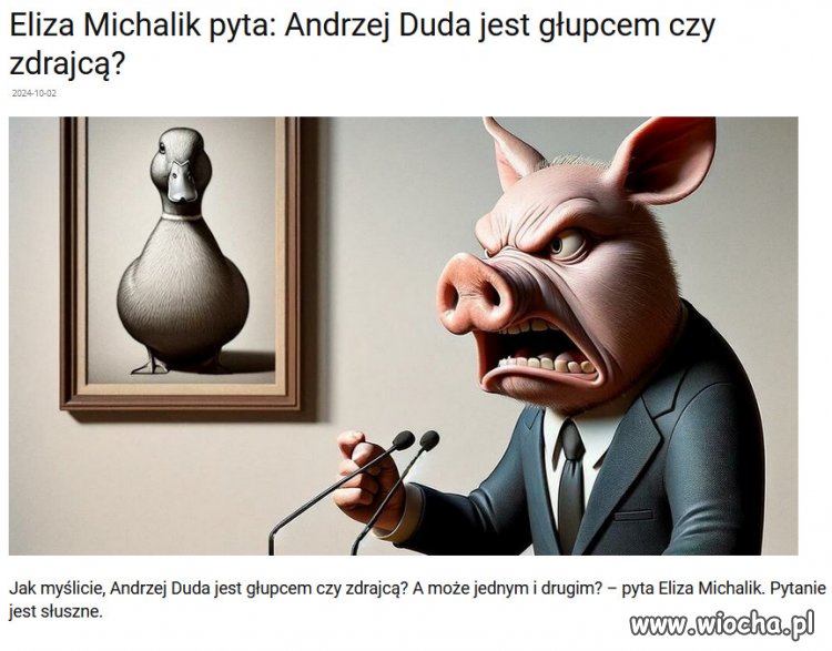 Andrzej Duda znów w swoim żywiole… fantazji!