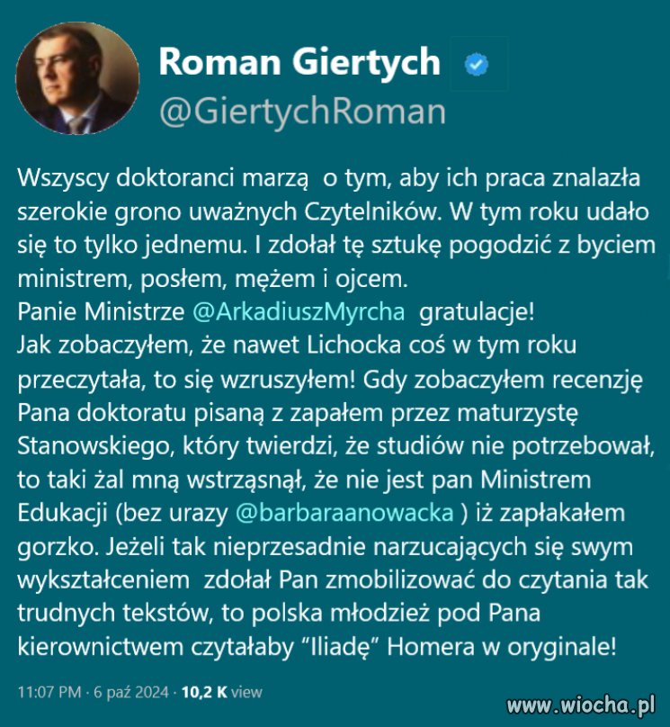 Szkoda tylko, że Homerowi nie było dane dożyć czasów 