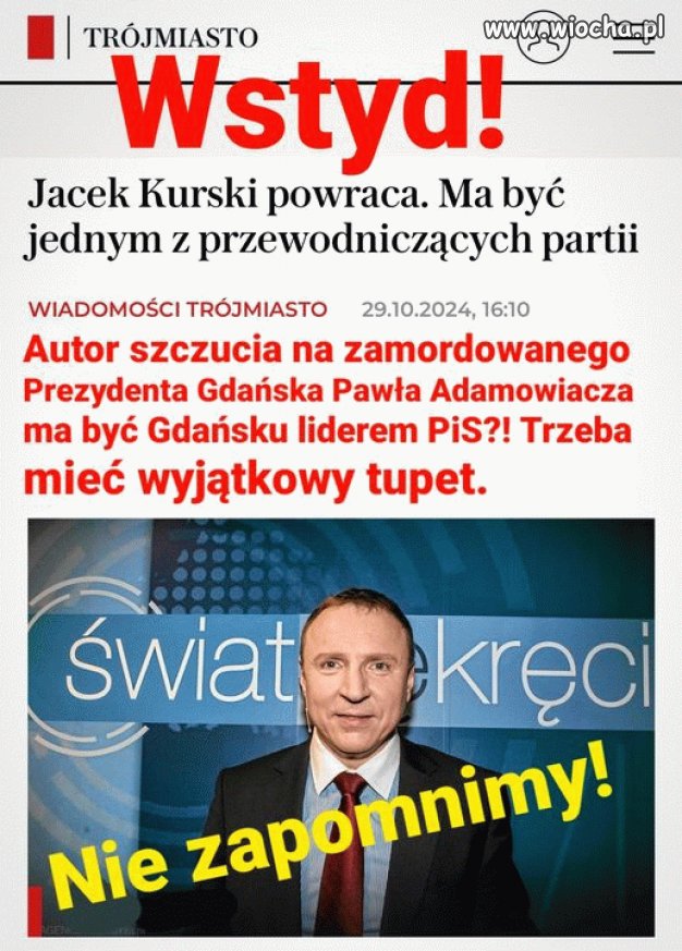 Mają tupet skur...