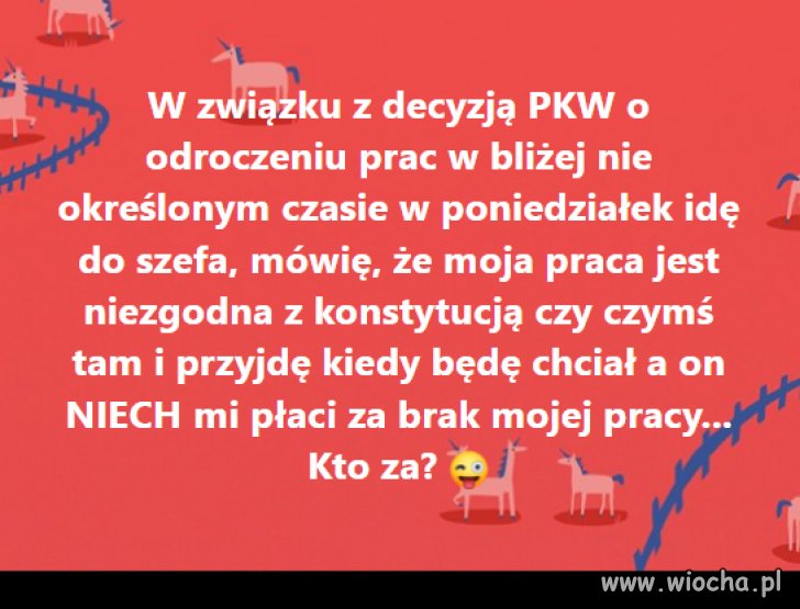 Jutro poniedziałek. Próbujemy ?