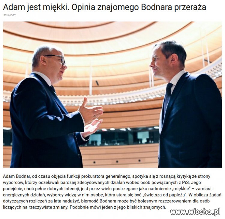 Jeśli Bodnar nie zdecyduje się na bardziej stanowcze kroki