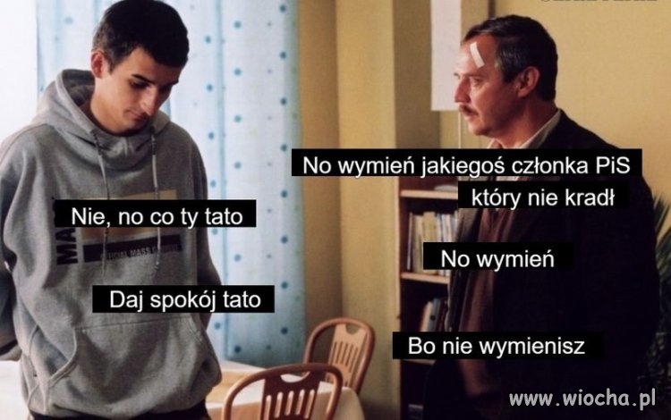 No to kto wymieni?