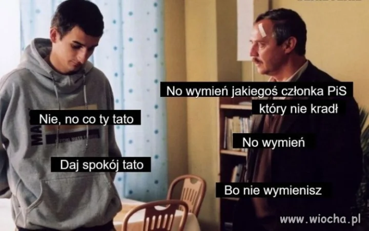 No to kto wymieni?