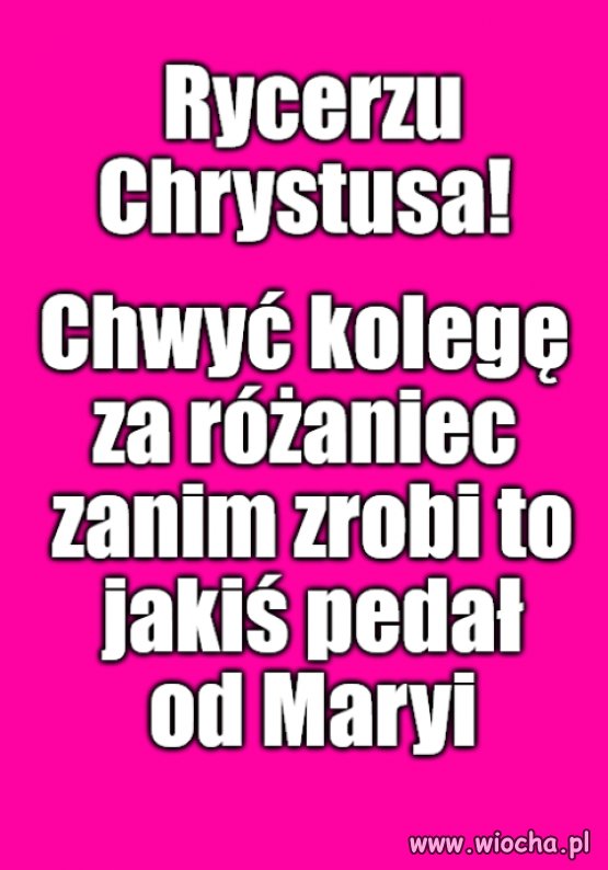 Copiątkowy masaż korali w kościele
