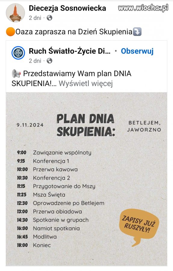 A później po osiemnastej homoseksualna orgia i