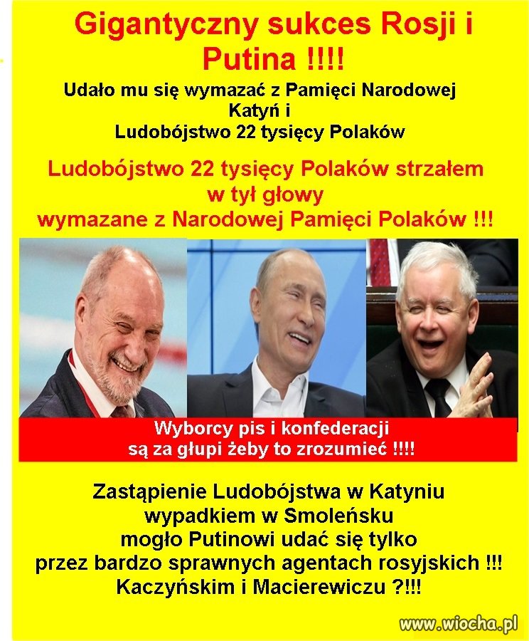 Co tak Katyń. Smoleńsk, k..wa Smoleńsk !