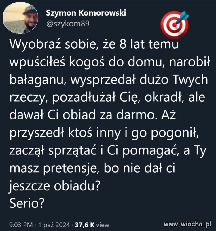  Mnożą się przykłady tego, co wydarzyło się przez 8 lat. 