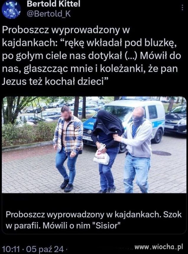 Kolejny ksiądz pedofil złapany ...