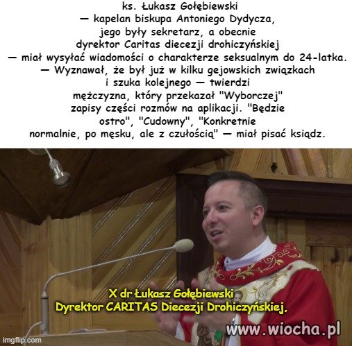 X Dyrektor Caritas do 24-latka :