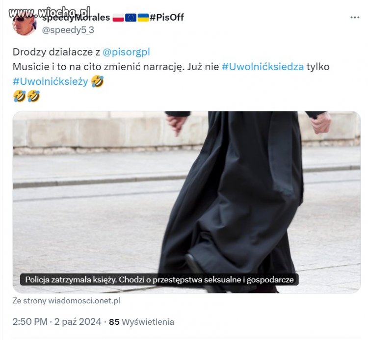 Pisowcy muszą zmienić narrację