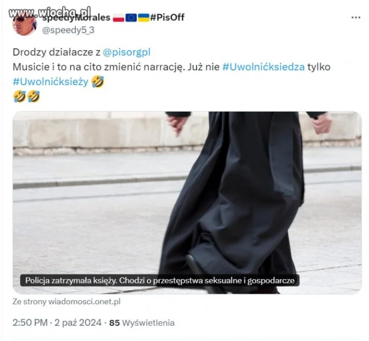 Pisowcy muszą zmienić narrację