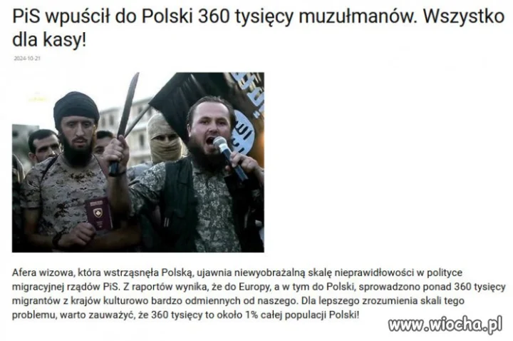 PiS robił to dla kasy, jak wszystko inne...