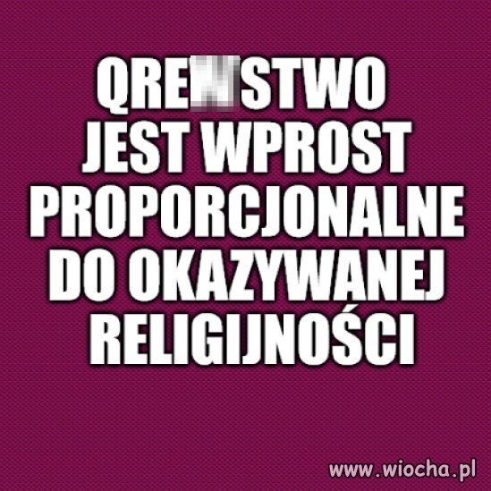 Kaprawym okiem ateisty patrząc ...