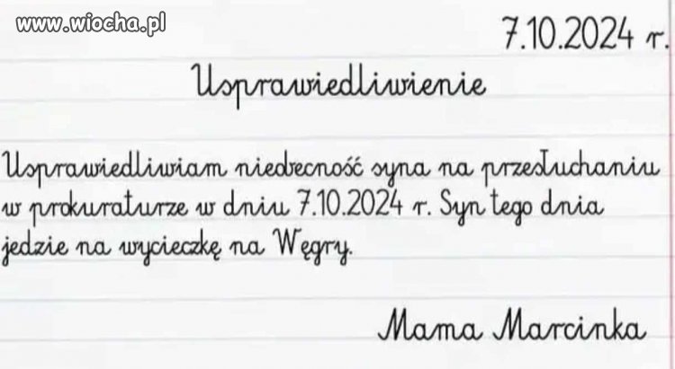 Usprawiedliwienie Romanowskiego