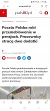 Zmiany w Poczcie Polskiej