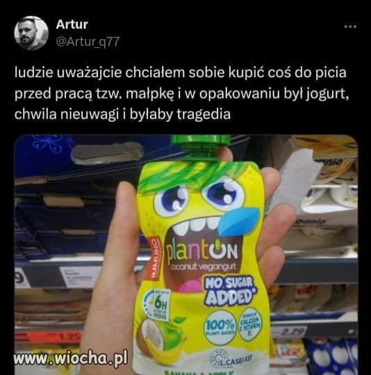 I na trzeźwo jakąś głupotę człowiek walnie