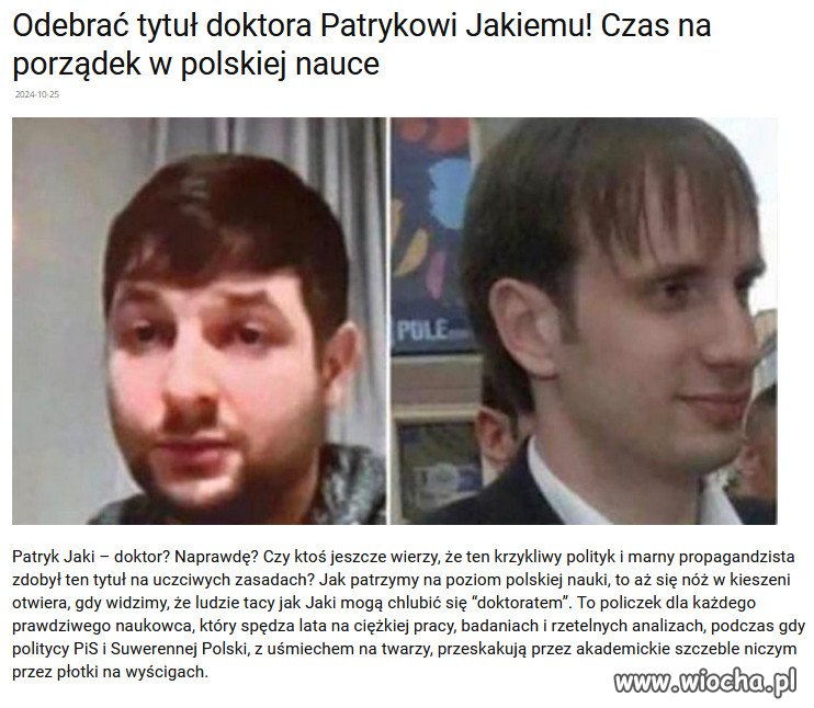 Co więcej, Patryk Jaki to nie jedyny przykład.