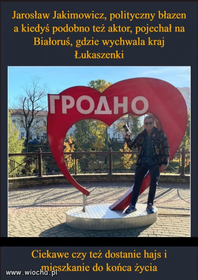 "Gwiazda" propagandy PiSu, już na Białorusi...