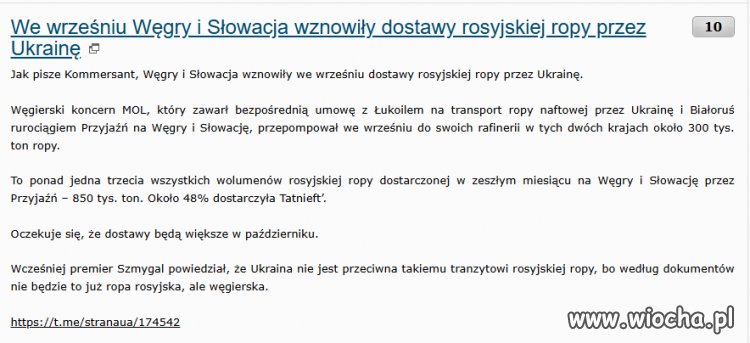 Za to Polska wprowadza